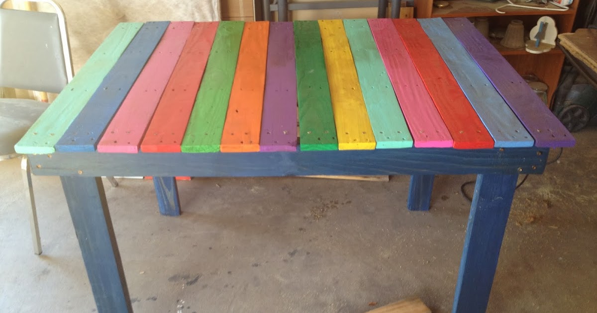 My DIY projects Table made from Pallets!!