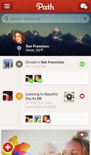 Path, il social network personale progettato per aiutarti a stare più vicino ad amici e familiari.
