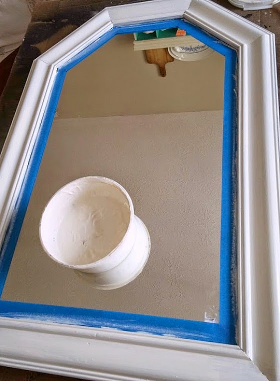 How to Antique a Mirror DIY beautify