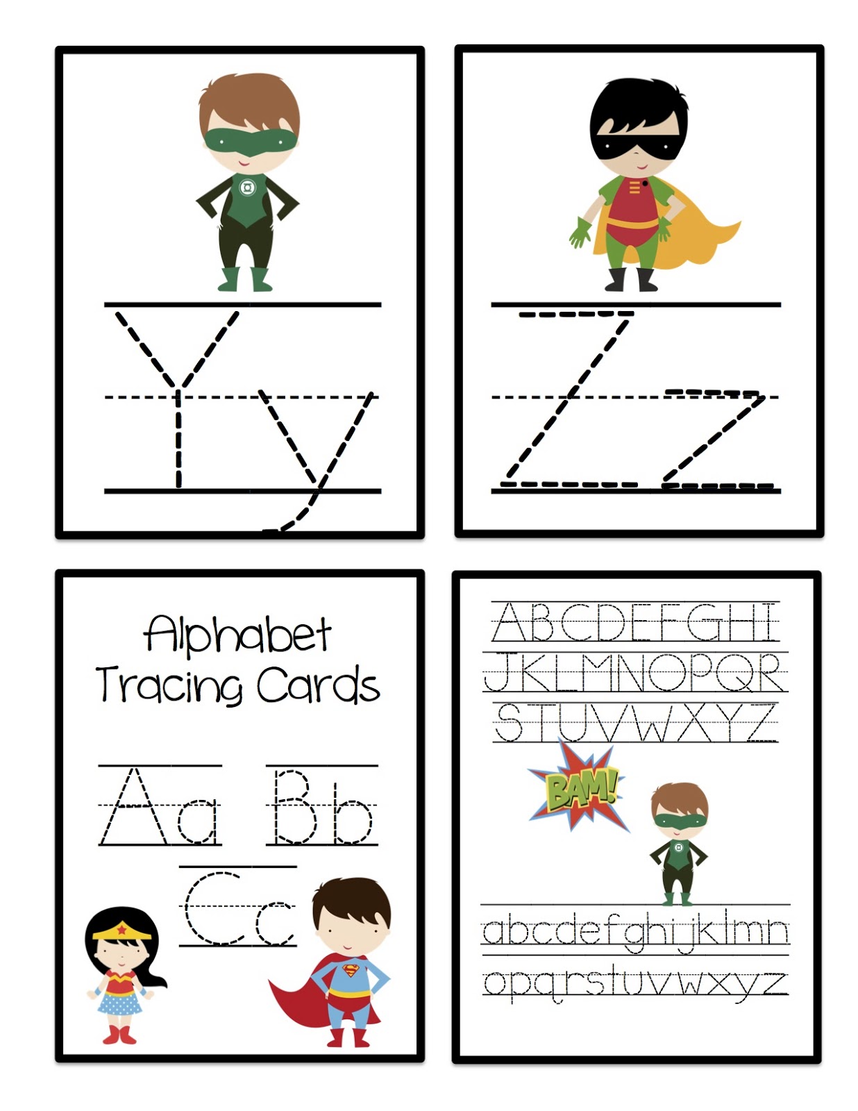 cards for kindergarten alphabet tracing cards preschool printables cards for kindergarten alphabet tracing cards preschool printables