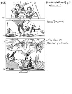 Image for Early Jurassic World Storyboards Reveal Unused Park Attractions & Action Sequences!