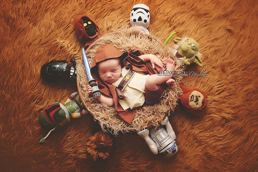 #17 Baby Luke Skywalker - 22 Geeky Newborns Who Are Following In Their Parents’ Nerdy Footsteps #17 Baby Luke Skywalker - 22 Geeky Newborns Who Are Following In Their Parents’ Nerdy Footsteps