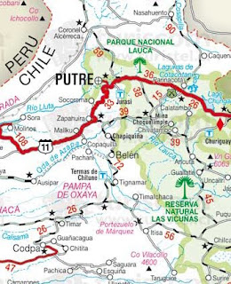  Ubicación y Mapa del Parque Nacional Lauca 