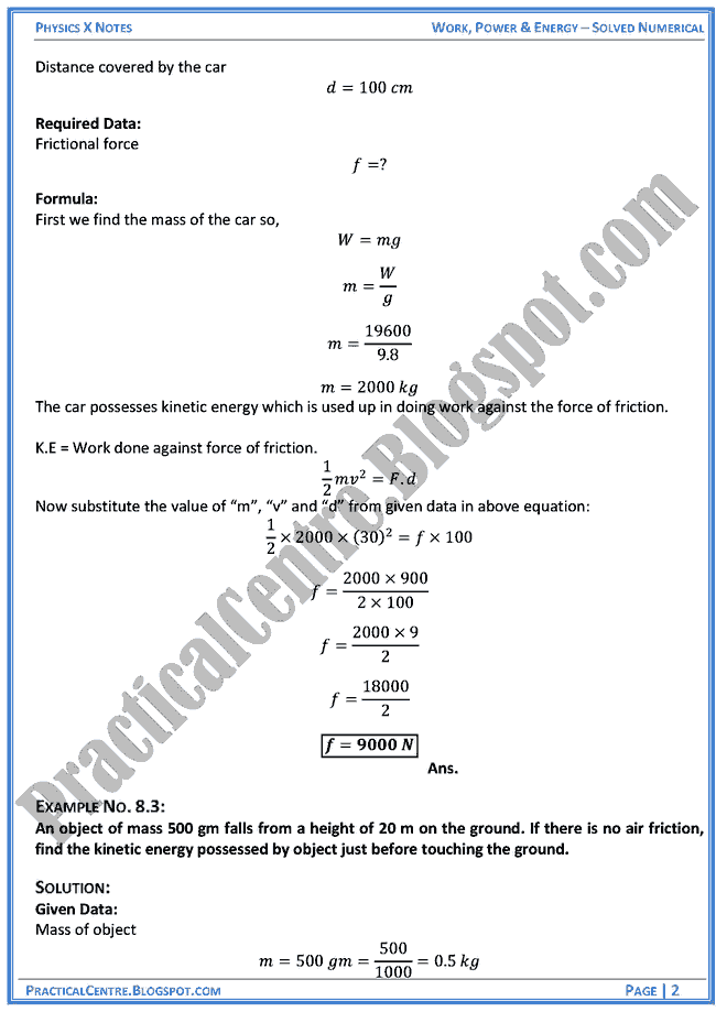 work-power-and-energy-solved-numericals-example-and-problem-physics-x