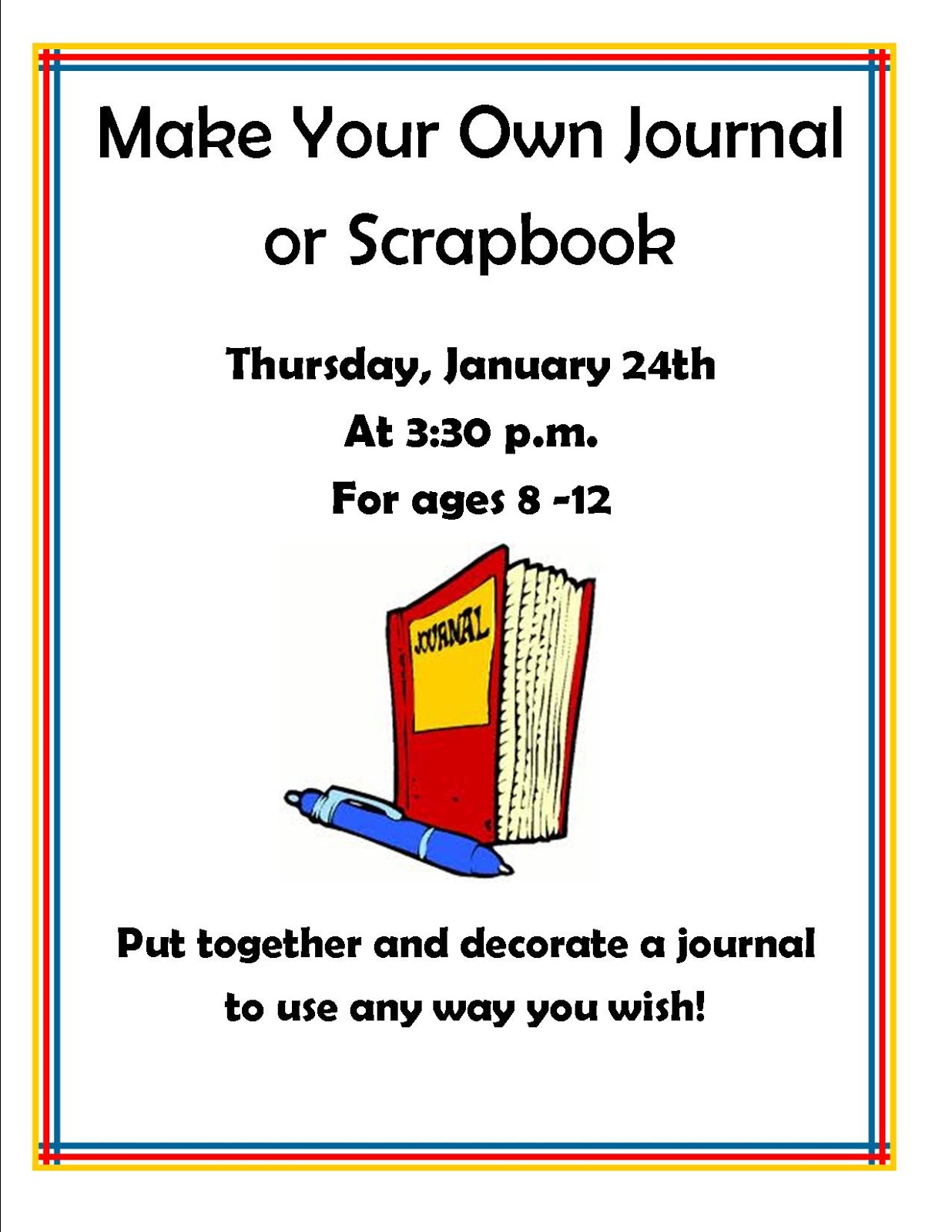 Franklin Public Library: Make Your Own Journal