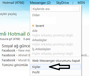 Msn Kaydol Msn Acmak Istiyorum Msn Al Msn Kisi Listesi Kaydetme Ve Aktarma