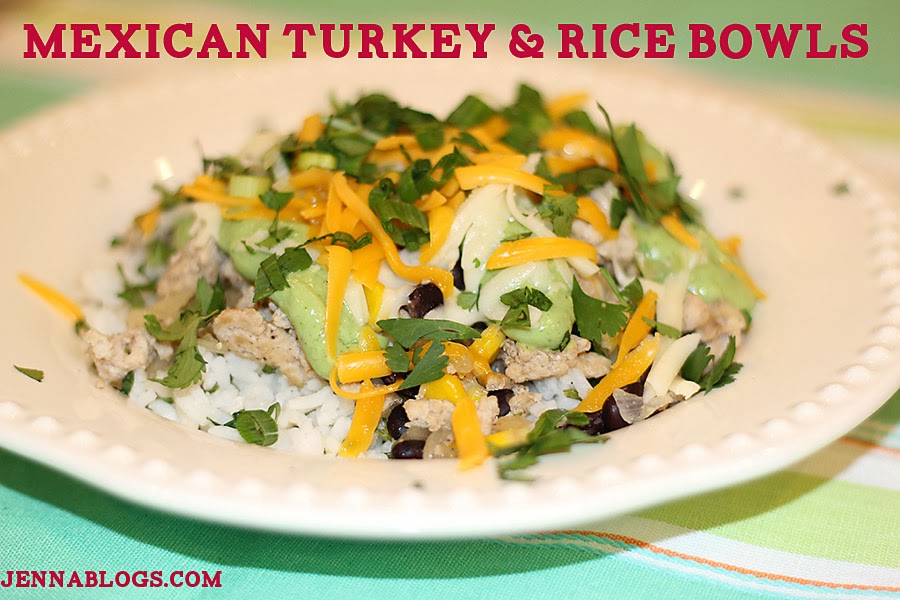 Jenna Blogs: Mexican Turkey And Rice Bowls