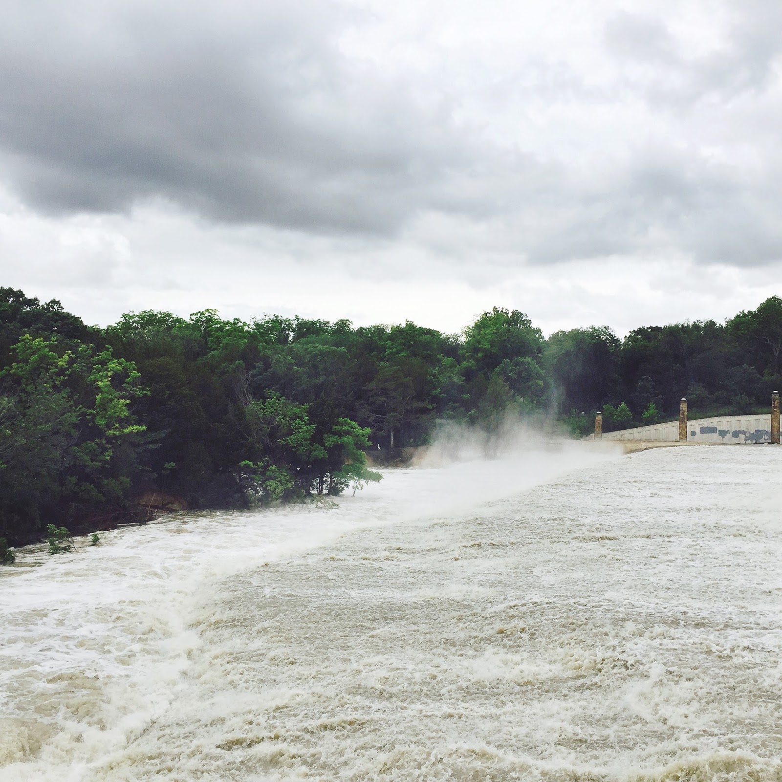 White rock lake spillway flooding