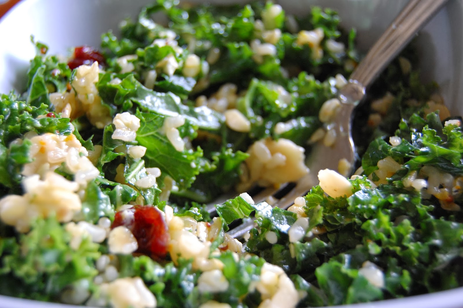 Kitchen Curiosities and more... Kale and Brown Rice Salad