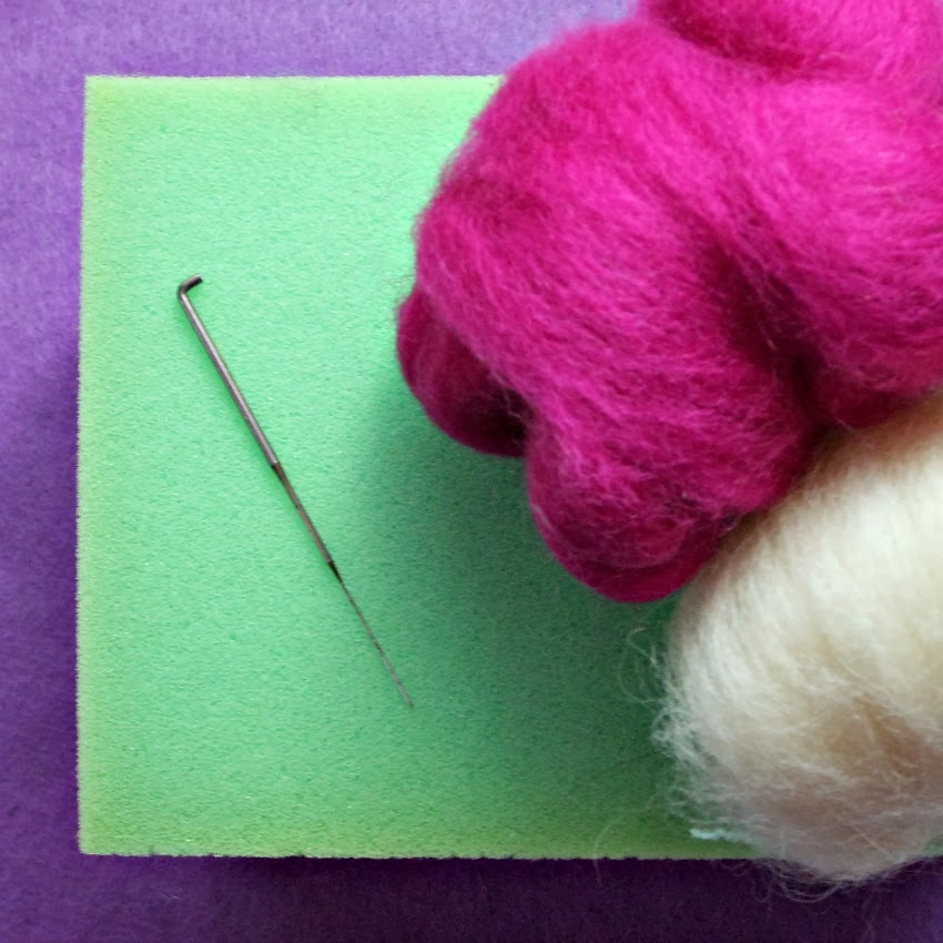 The Funky Felter Needle Felted Heart Pouch DIY Craft Tutorial with