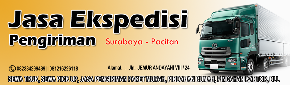 JASA EKSPEDISI PENGIRIMAN SURABAYA PACITAN