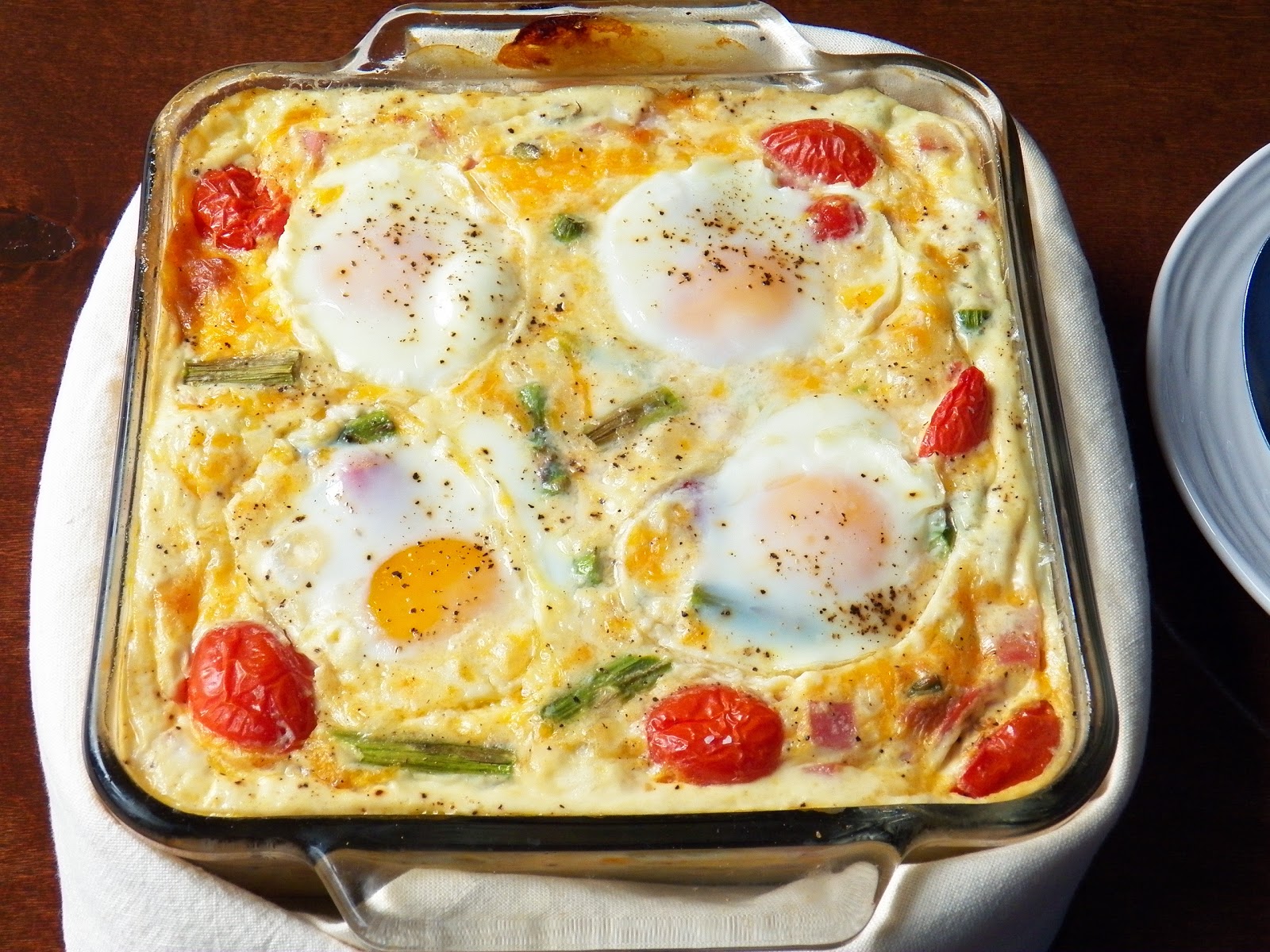 Egg Ham and Asparagus Breakfast Bake In Good Flavor Great Recipes