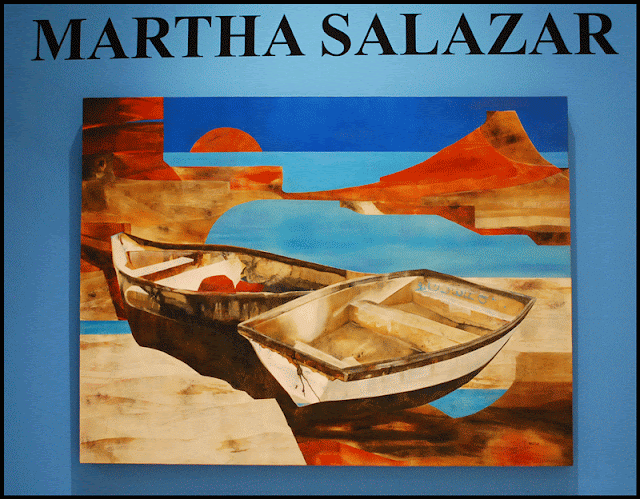 Merida Mexico's Museum of Contemporary Art Martha Salazar paintings on exhibit
