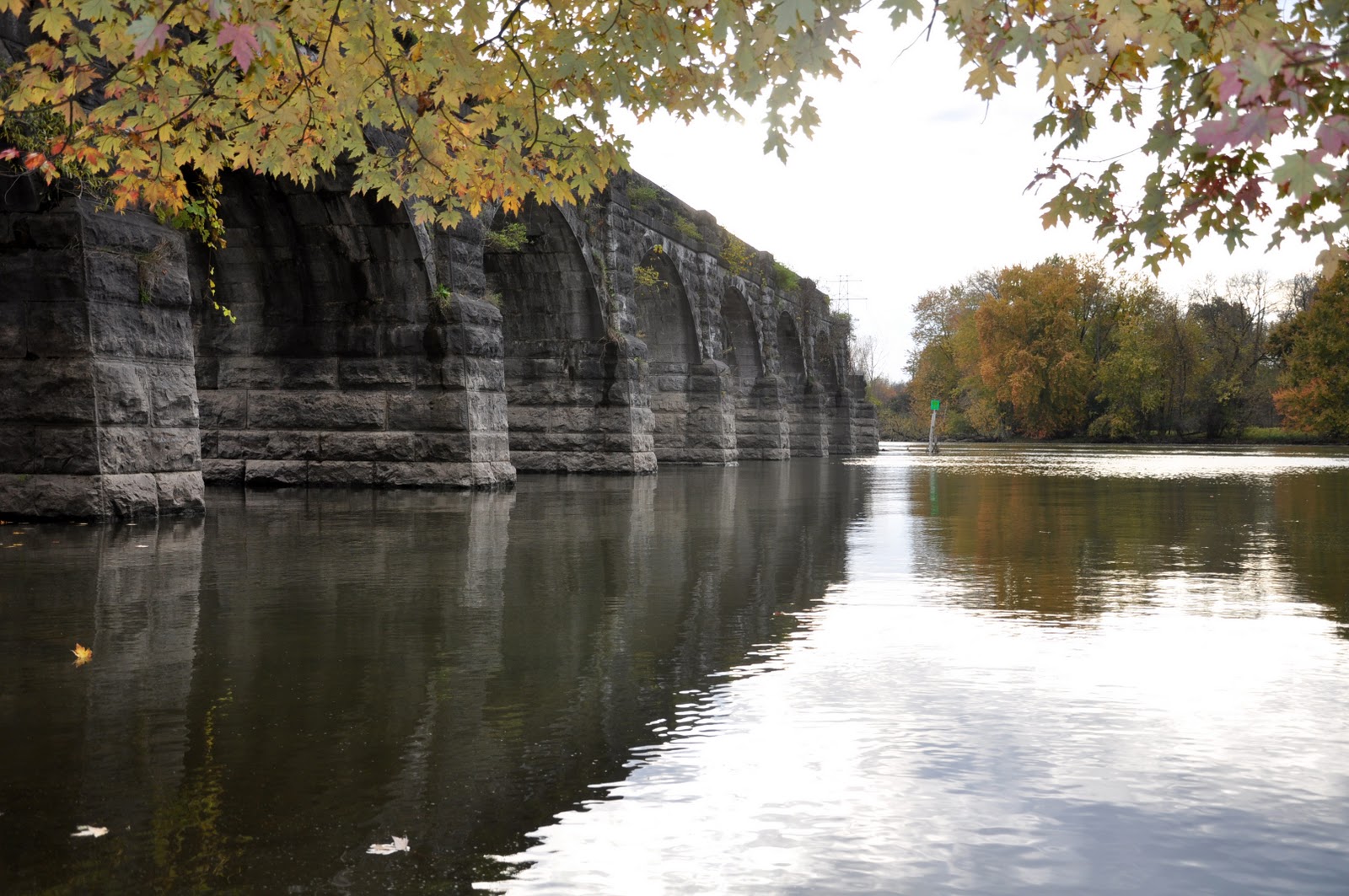 Montezuma Heritage Park Montezuma, NY Fall at the Richmond Aqueduct