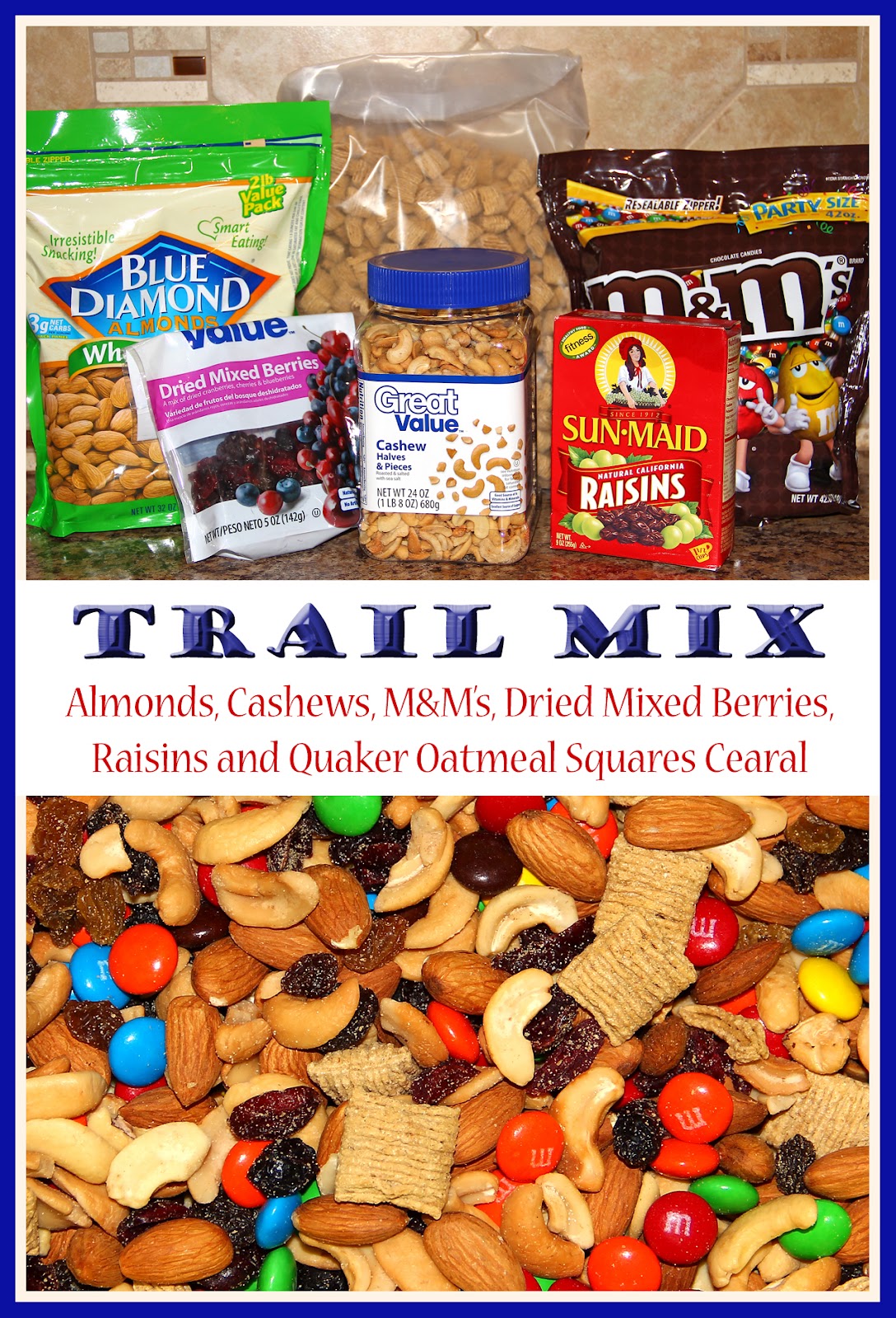 Gummy Bears and Pony Tails Trail Mix