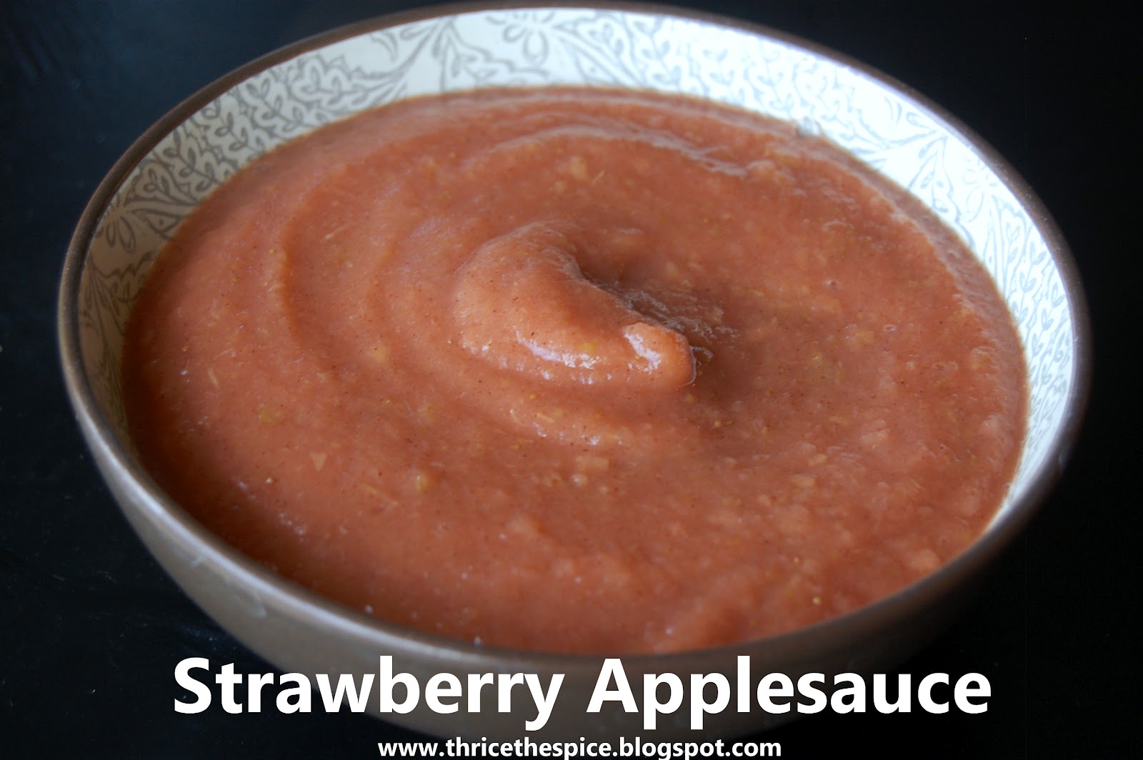 ThriceTheSpice Strawberry Applesauce