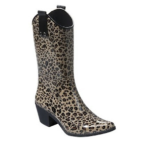 coach leopard rain boots
