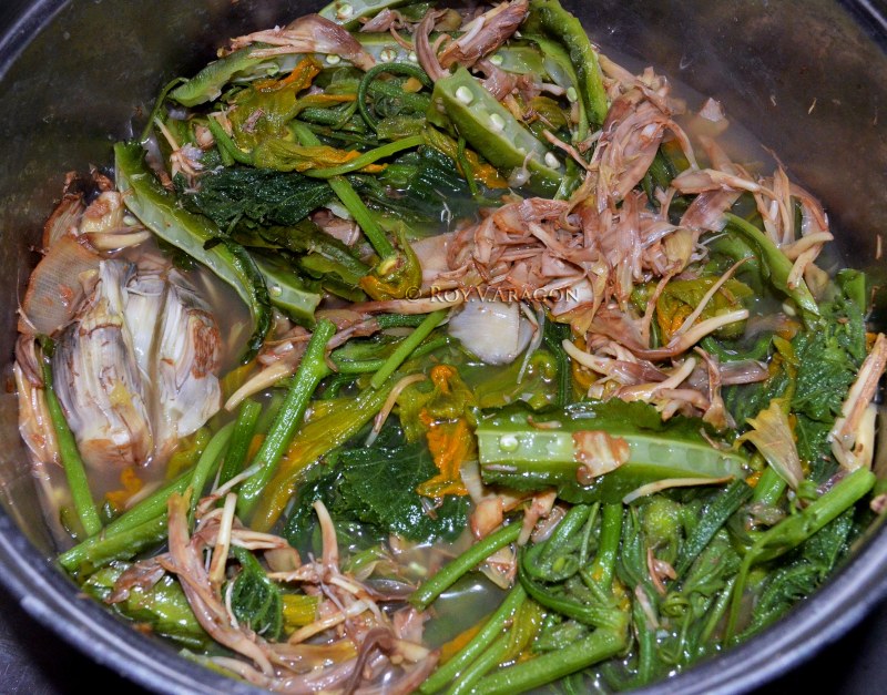 dinengdeng a sabunganay, banana blossom stew PINAKBET REPUBLIC