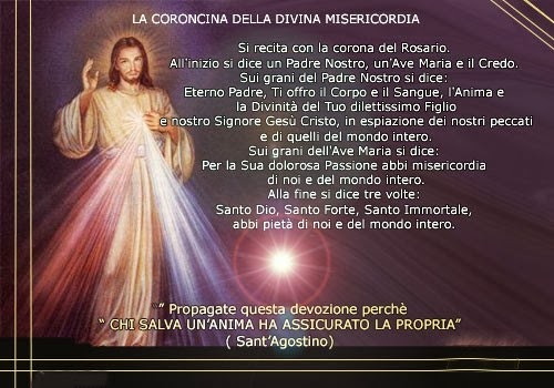Preghiere Alla Divina Misericordia Di Giovanni Paolo Ii "Apostoli Adoratori Gesu' Misericordioso": ORA DELLA MISERICORDIA - La