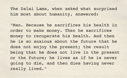 Read and Heed this Dalai Lama Quote | Content in a Cottage