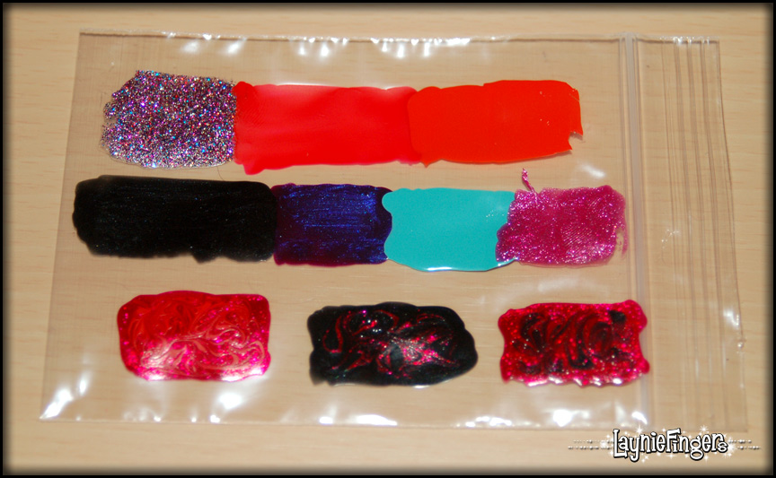 Layniefingers Scrapbook Punch Nail Decals