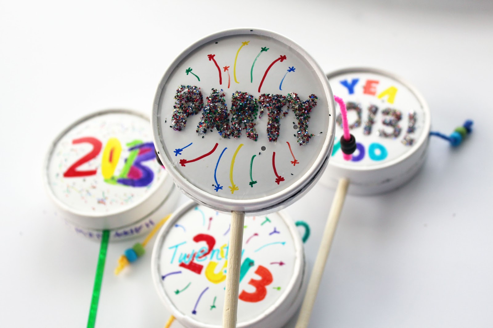 Worth Pinning How to Make New Year's Eve Noise Makers