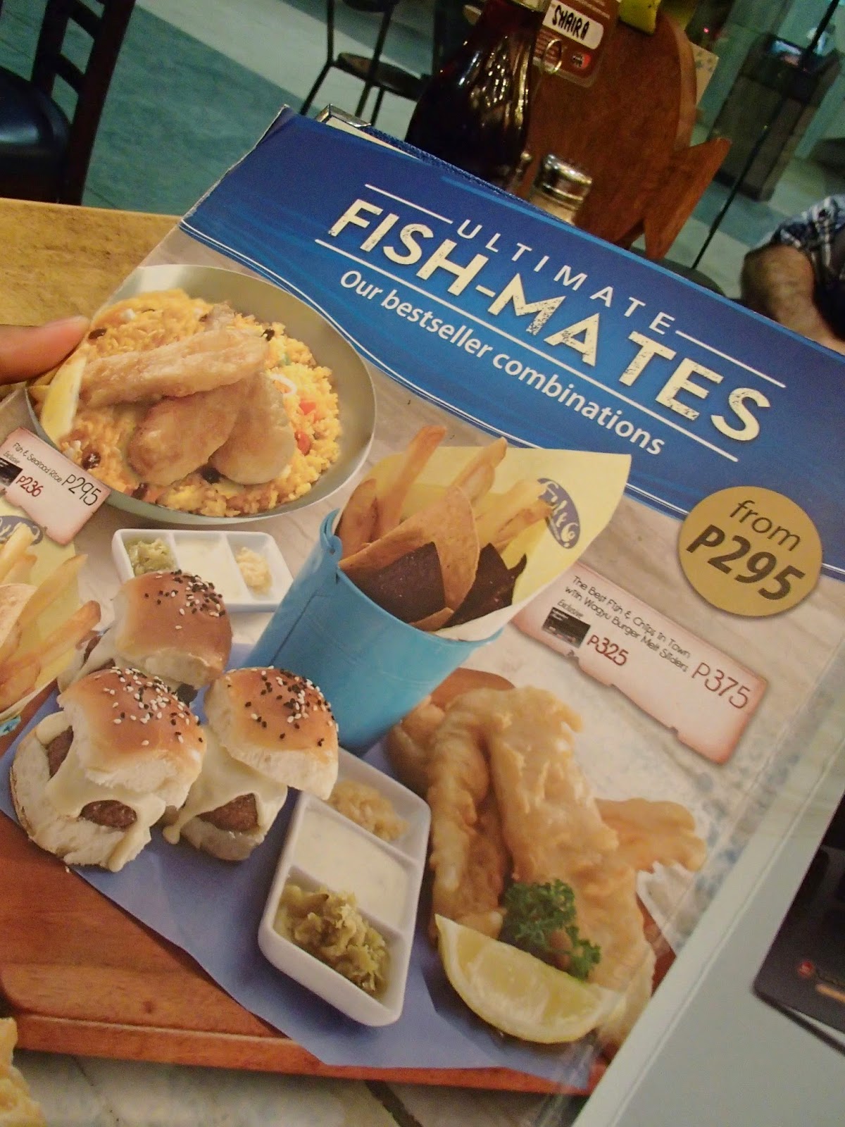 Great Food Always at Fish and Co. Seafood in a Pan.