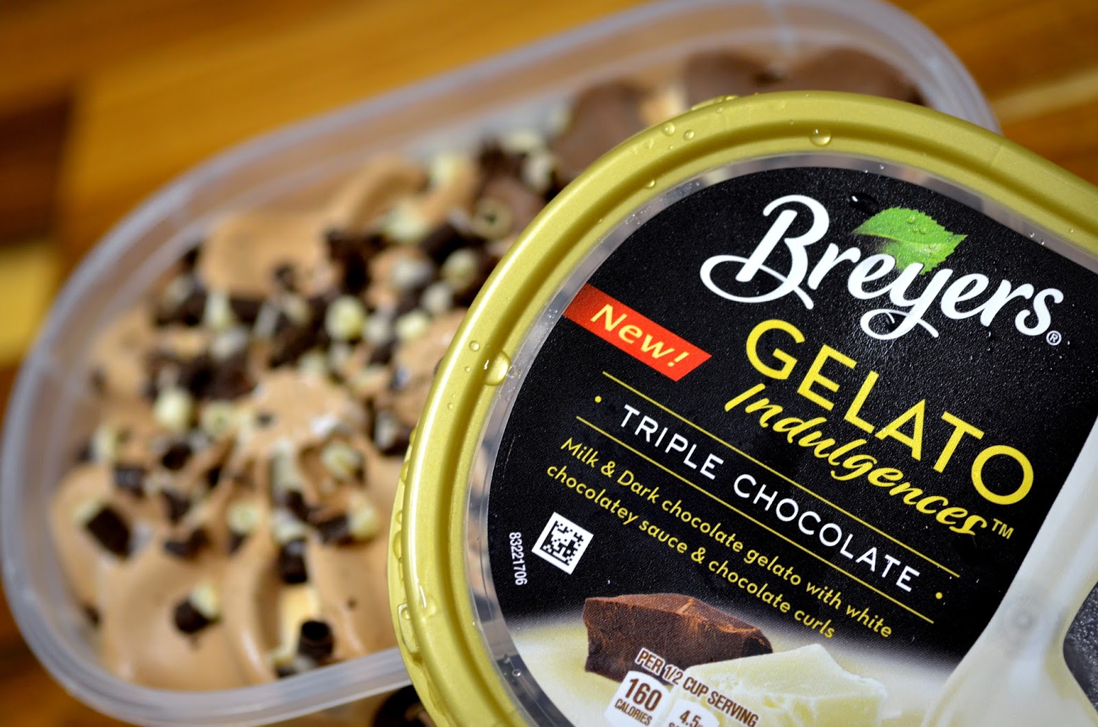 food and ice cream recipes REVIEW Breyers Triple Chocolate Gelato