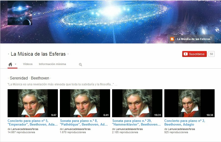 · La Música de las Esferas · YouTube ·