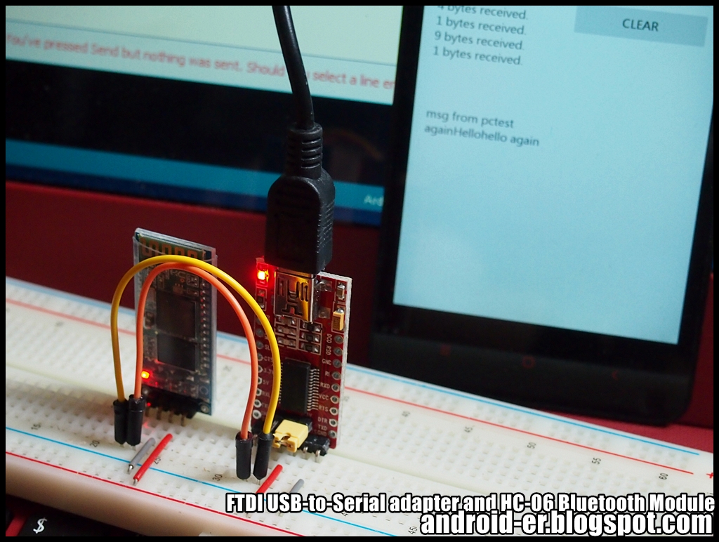 Android Bluetooth connect PC (running Windows10) via HC06 BT Module