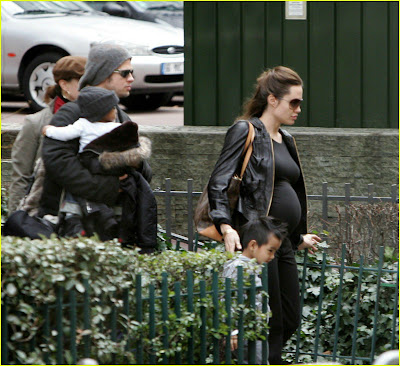 Angelina Jolie Pregnant Twins