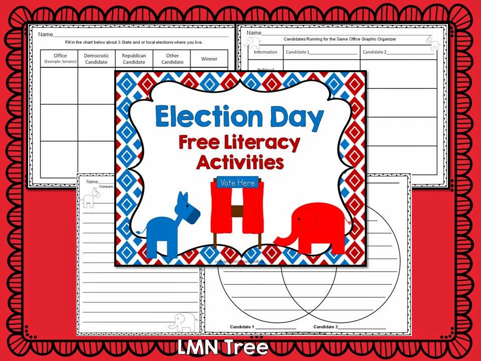 Classroom Freebies Election Day Activities Packet