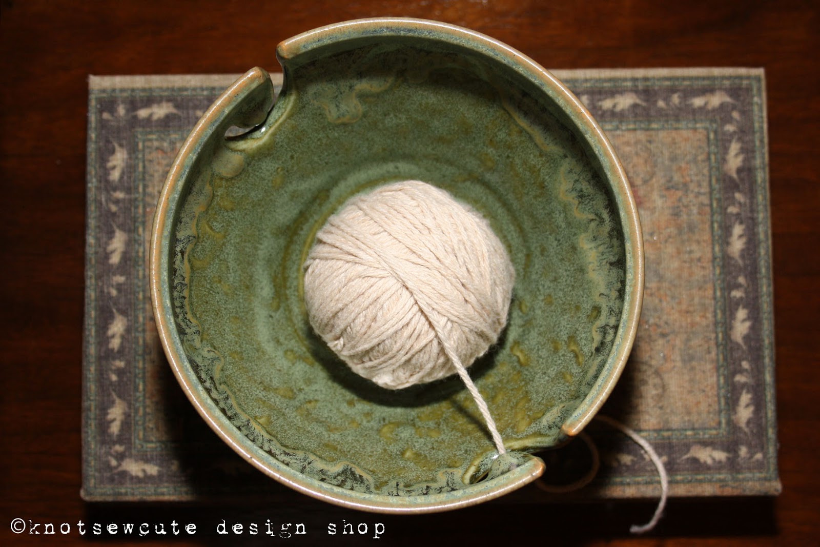 knot•sew•cute design shop yarn bowl.