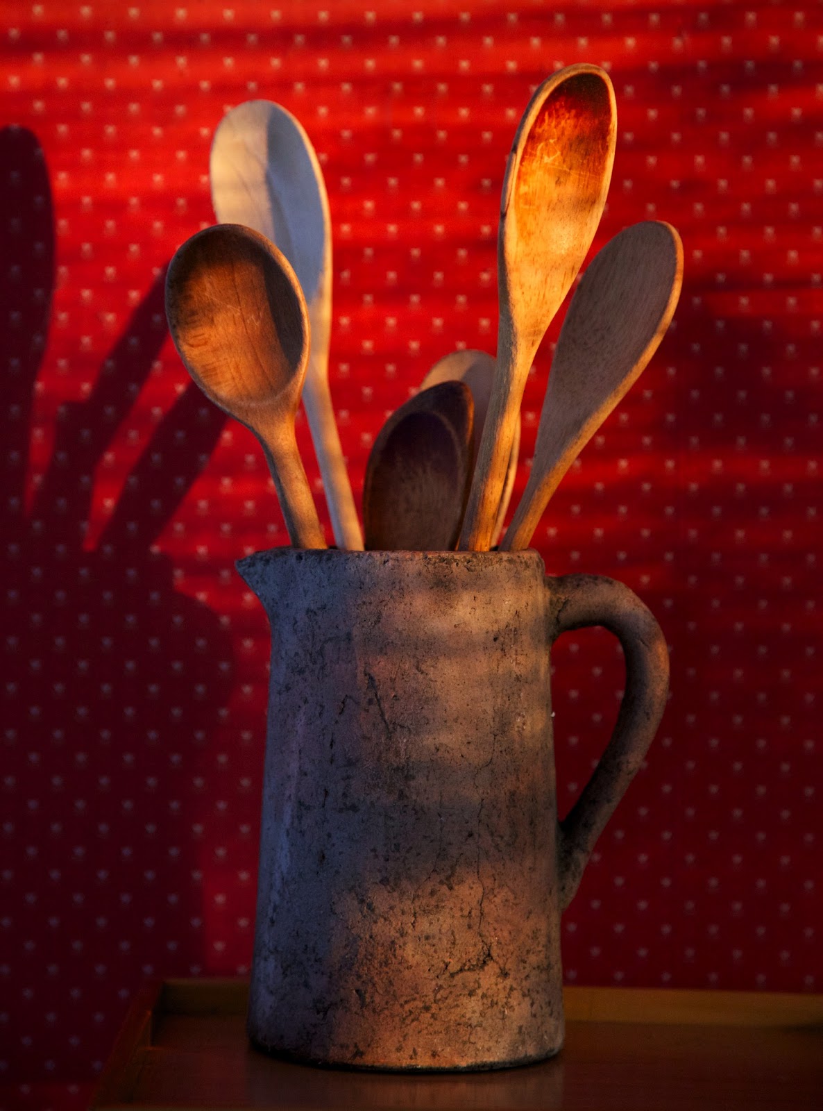 A Picture Each Day Pitcher of Spoons