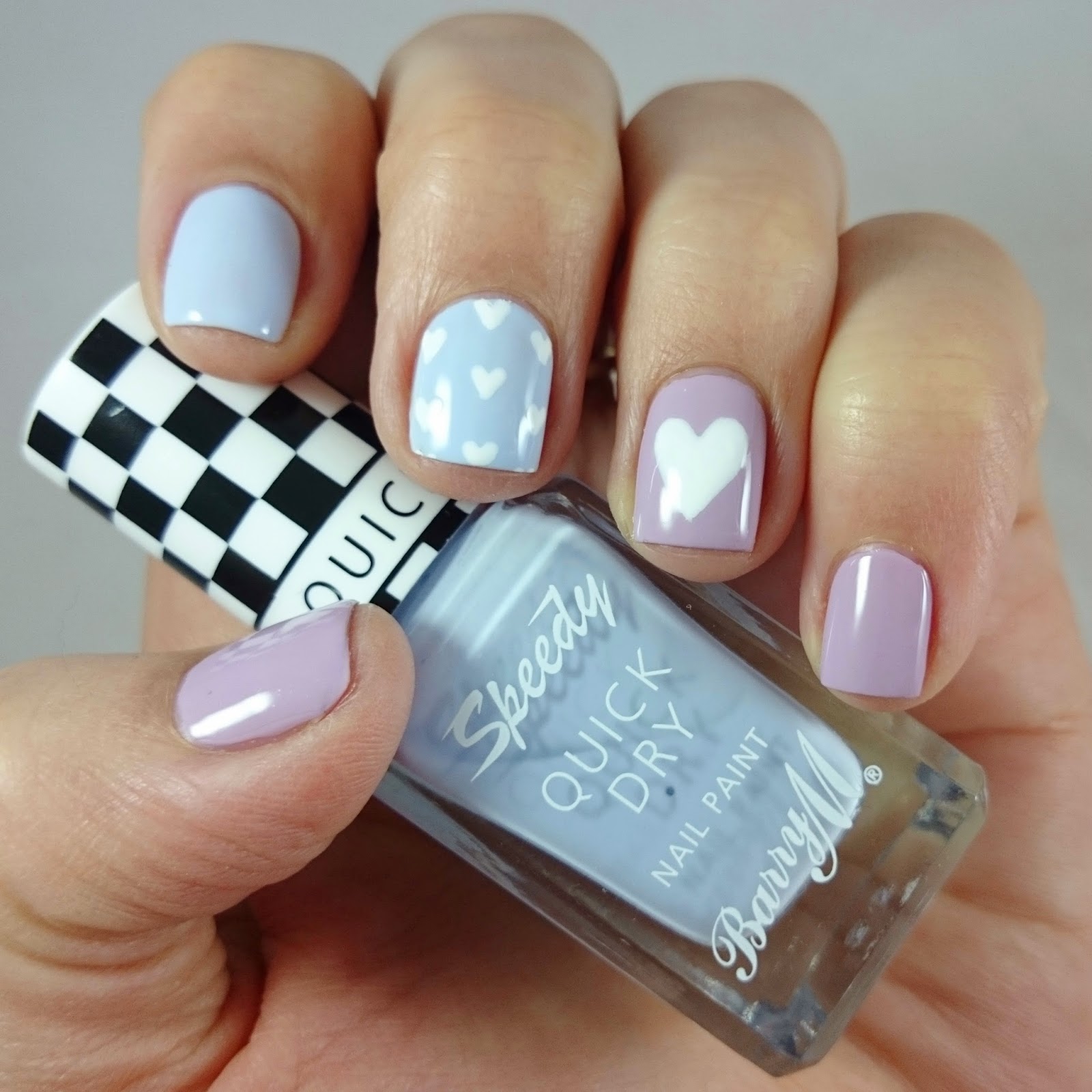 Dahlia Nails Barry M Pastel Hearts