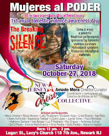 Flyer Mujeres al Poder. New Jersey Octubre 27, 2019
