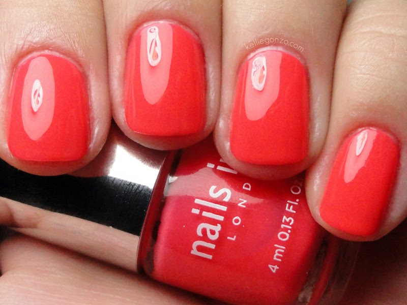 KellieGonzo Nails Inc. Neon and Nude Collection