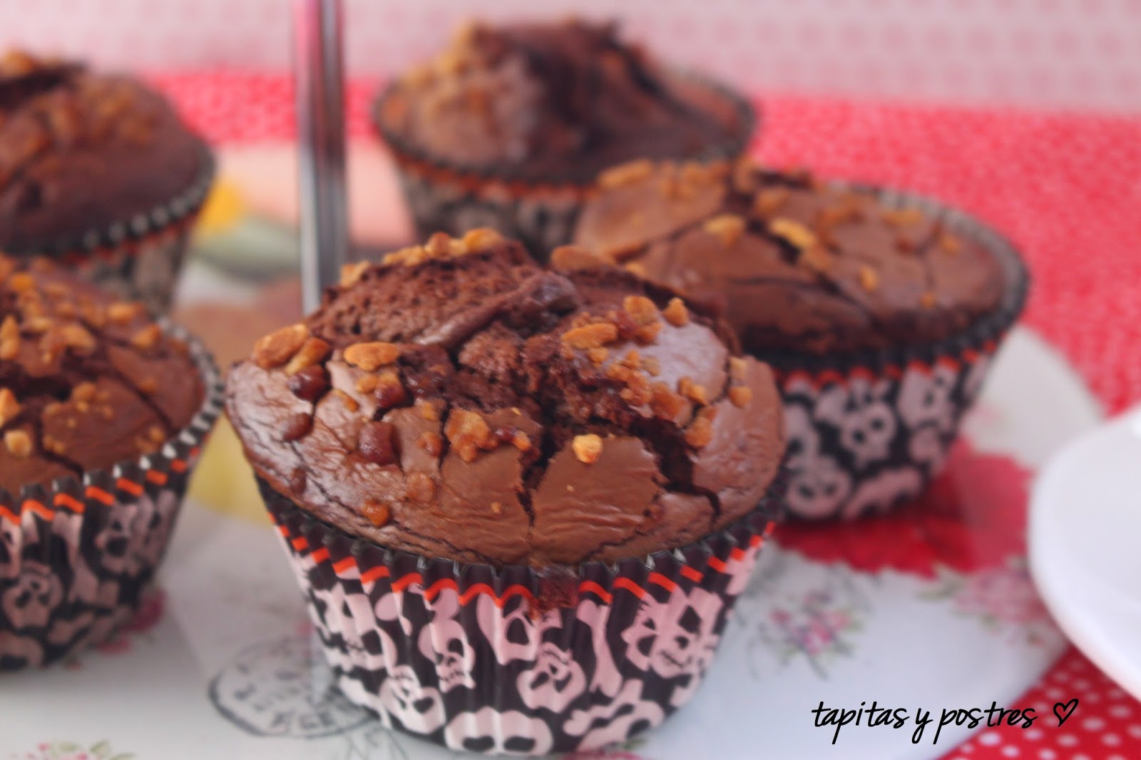 Brownie Muffin De Nutella.
