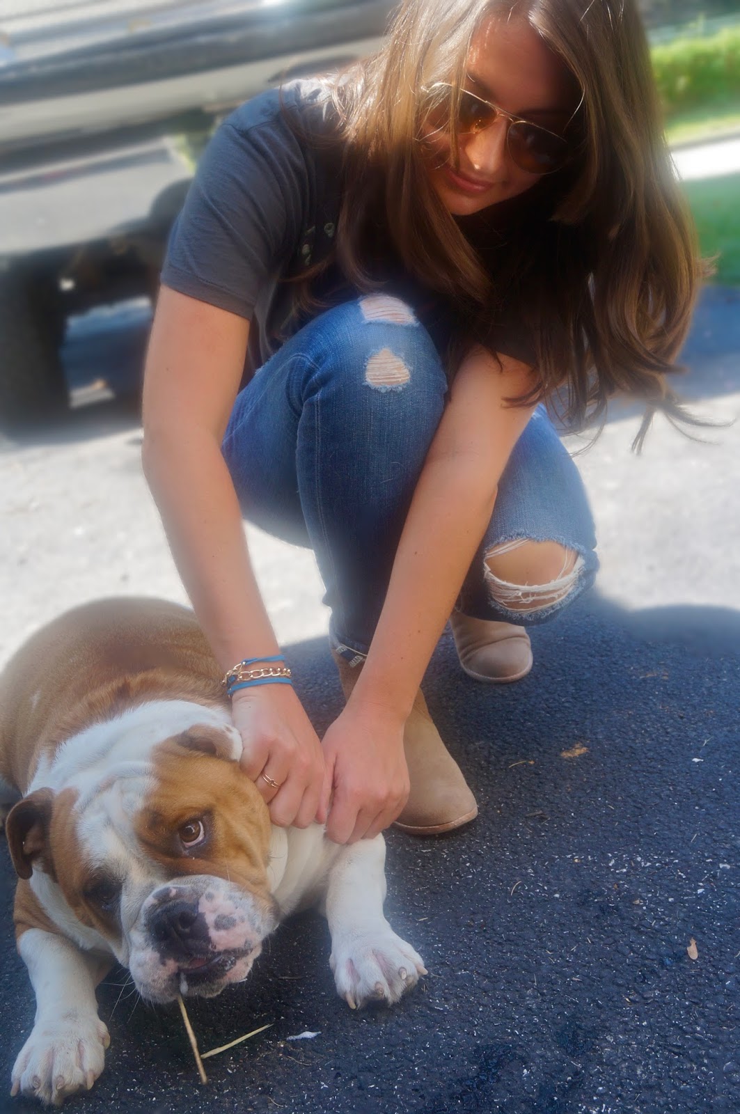 Fashionably Festive: T-shirt and Jeans