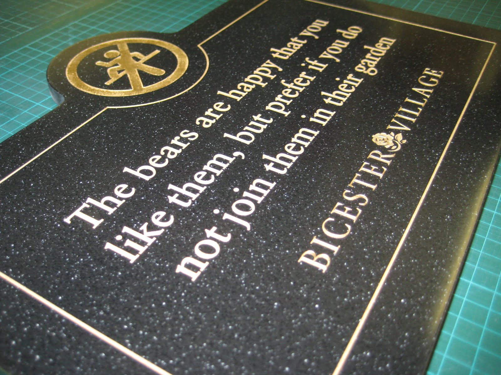 Signage work by Creative Sign and Design Ltd, Warwickshire Perspex