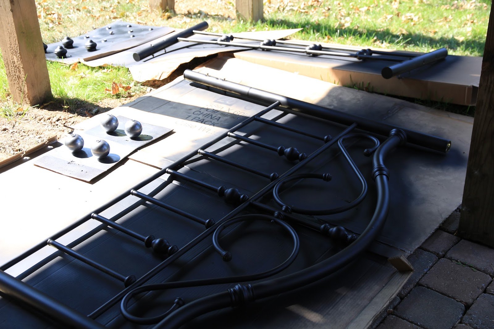 bed frame metal makeover interior