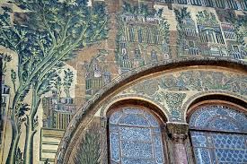 Fig. 13.- Mezquita de Damasco. Mosaico. El Paraíso. Foto M.A. Aznar.