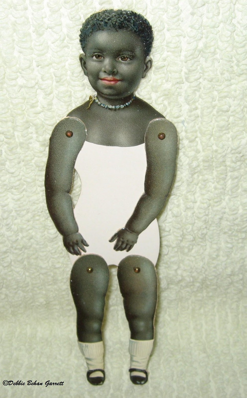 Black Doll Collecting Antique Black Baby Articulated Paper Dolls