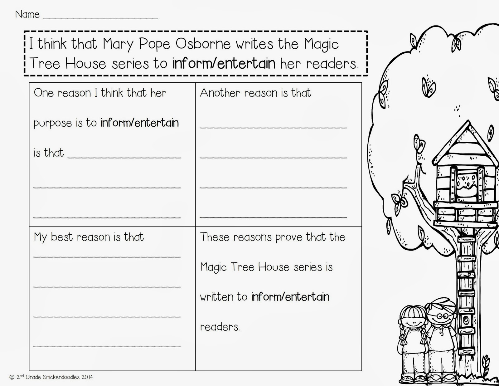 worksheet Authors Purpose Worksheet 2nd grade snickerdoodles authors purpose with a freebie good luck ridding your room of peppermint patty style thinking i would love to hear ideas for teaching this concept