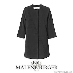 Crown Princess Victoria wore BY MALENE BIRGER Coat and MAYLA Dress