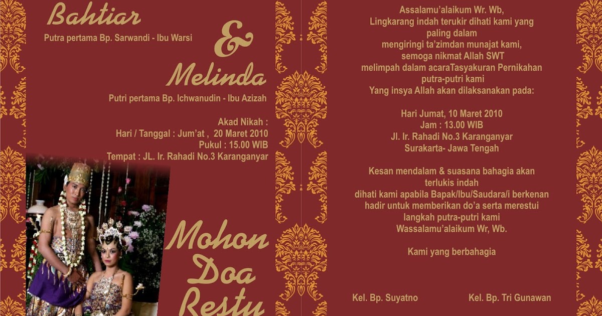 Gawe Undangan Pernikahan: Bahan Untuk Undangan Pernikahan