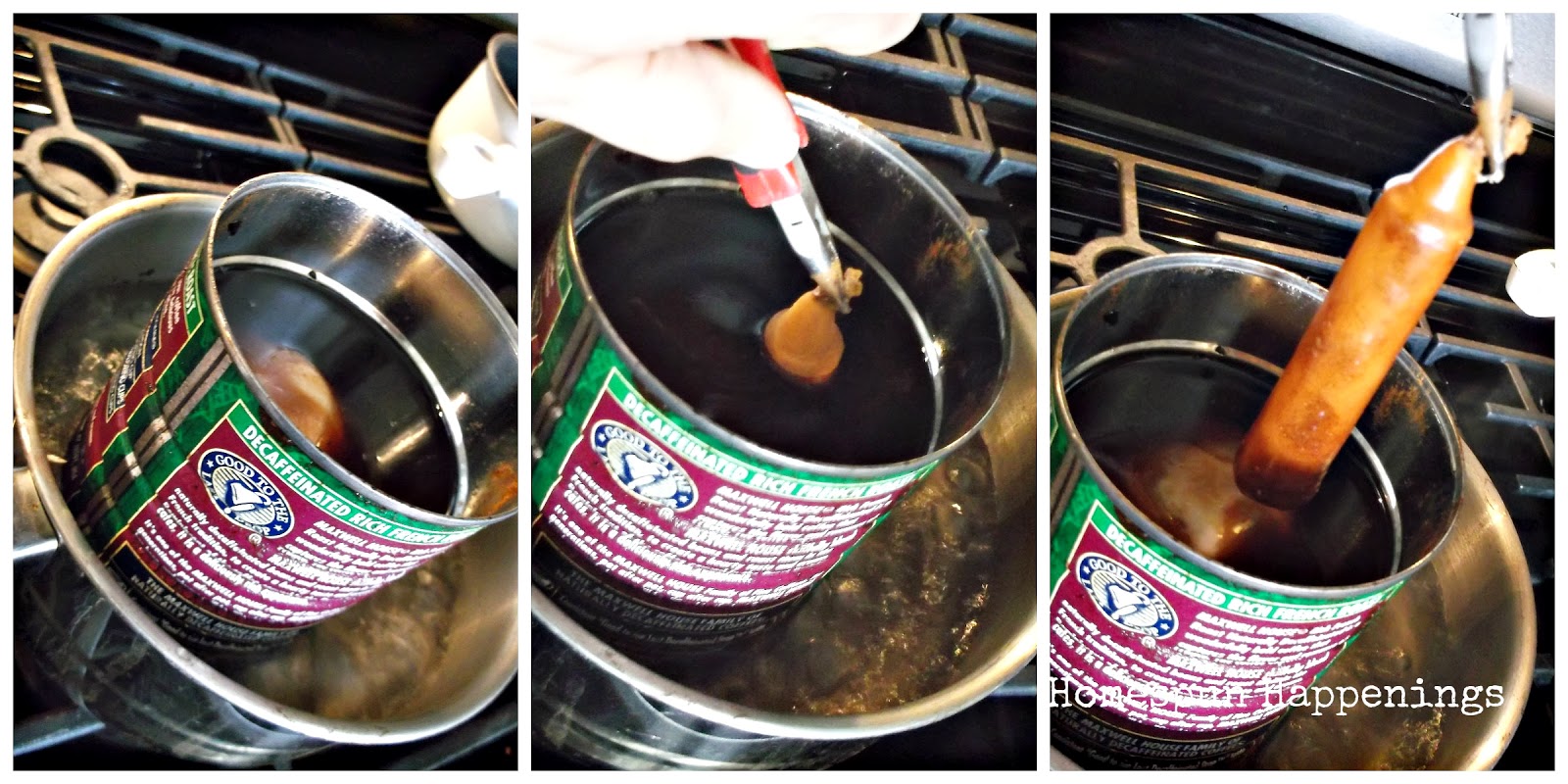 Homespun Happenings Making Ordinary Candles Prim