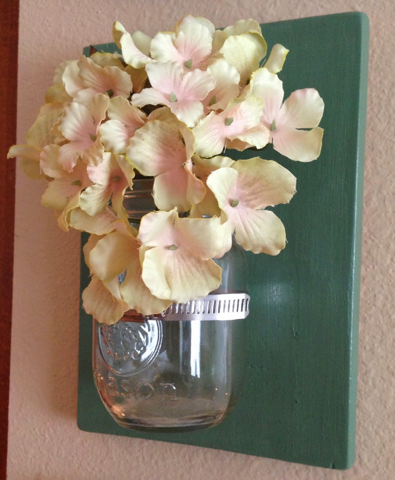 life as a bormann DIY Mason Jar Wall Vases