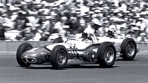 A.J. Foyt duels Eddie Sachs