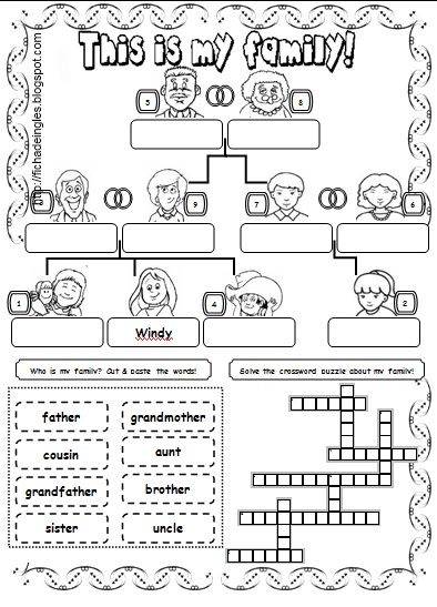 LEARNING IS FUN!: FAMILY WORKSHEETS
